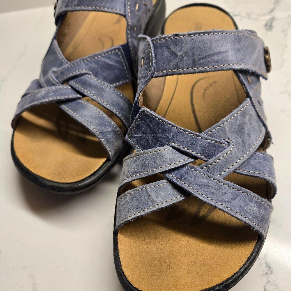 Romika Ibiza 99 Sandal Dark Blue size 8.5M/39